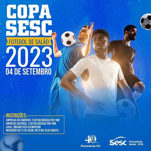 Inscrições para ‘Copa Sesc de Esportes’ estão abertas - Gente de Opinião