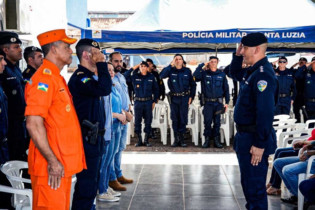 Inauguração do quartel da Polícia Militar no Distrito de Nova Estrela em Rolim de Moura - Gente de Opinião