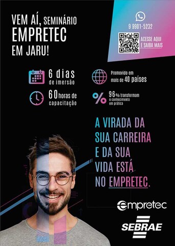 Sebrae RO abre nova turma do Seminário Empretec em Jaru; desperte seu potencial empreendedor  - Gente de Opinião