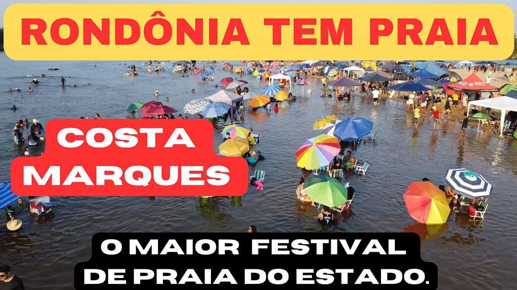 Rondônia tem Praia: canal Bora Bora Brasil foi até Costa Marques e registrou o maior festival de praia do estado - Gente de Opinião