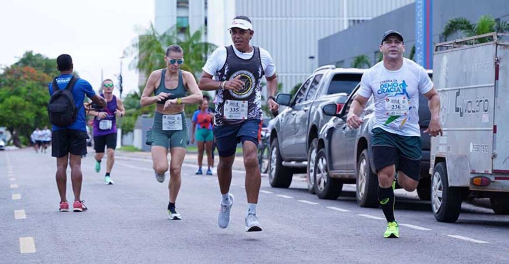 Corrida da Democracia movimentou a manhã deste domingo em Porto Velho (Foto: Rafael Oliveira I Secom ALE/RO) - Gente de Opinião