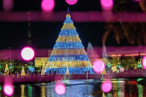 Decoração encanta população no Parque da Cidade