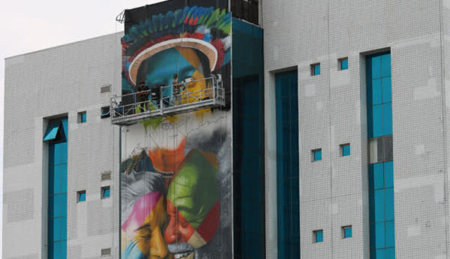 Arte de Eduardo Kobra, inaugurada no MPRO, é mensagem sobre pluralidade, coexistência e preservação ambiental - Gente de Opinião