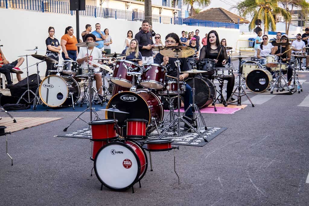 Alunos demonstram o trabalho desempenhado pelo projeto - Gente de Opinião