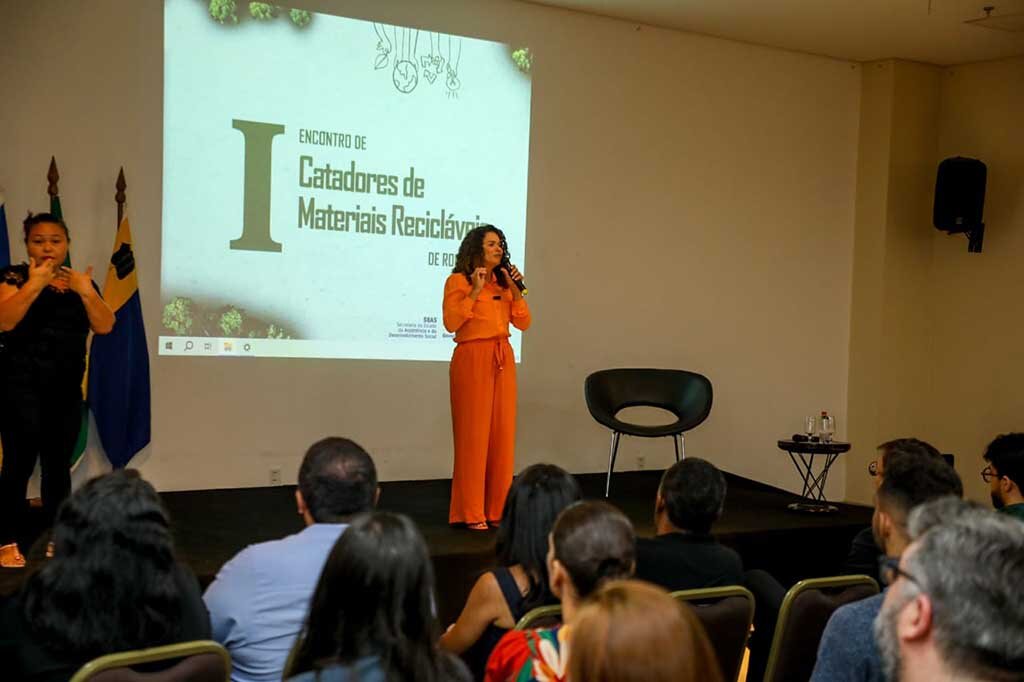 A secretária Luana Rocha destacou a importância do papel dos catadores para a economia e o desenvolvimento sustentável do Estado - Gente de Opinião