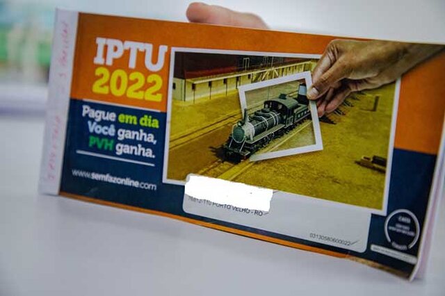 Pagamento do IPTU de Porto Velho com 10% de desconto pode ser feito até 31 de janeiro - Gente de Opinião