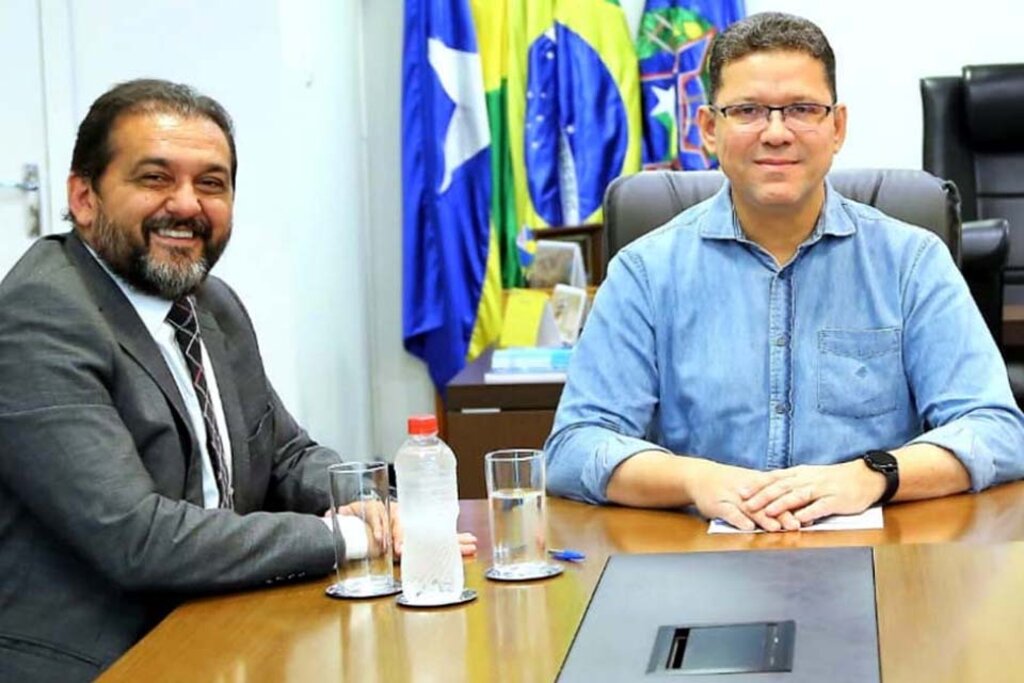 Deputado Laerte Gomes e o governador Marcos Rocha (Foto: Assessoria parlamentar) - Gente de Opinião