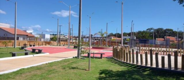 Praça Cidade Nova, em Vilhena, já em fase de conclusão e faz parte do Governo na Cidade  - Gente de Opinião