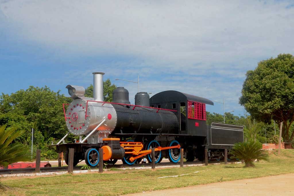 A reforma no Espaço Alternativo contempla a revitalização da locomotiva, canteiros, quiosques e toda estrutura do complexo - Gente de Opinião