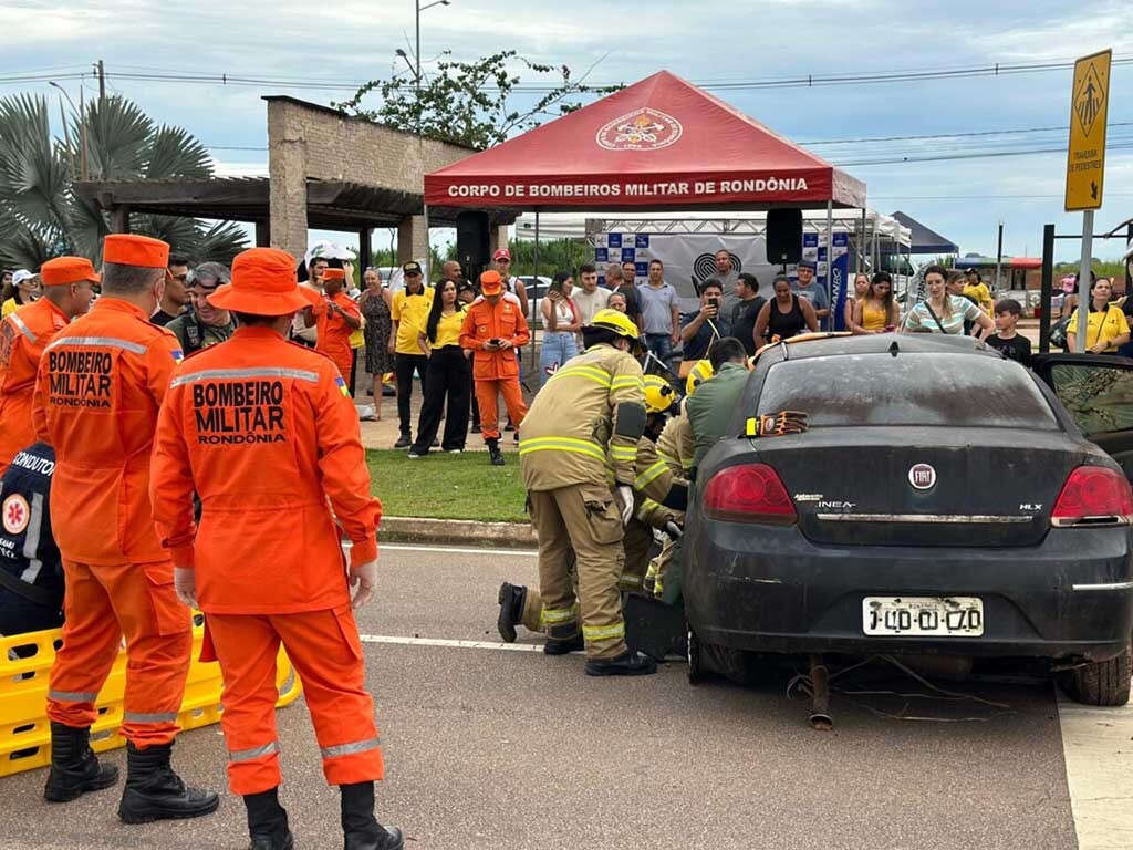 Campanha “Sua vida vale mais!” foi lançada na sexta-feira (2), em Porto Velho, com simulação de resgate - Gente de Opinião