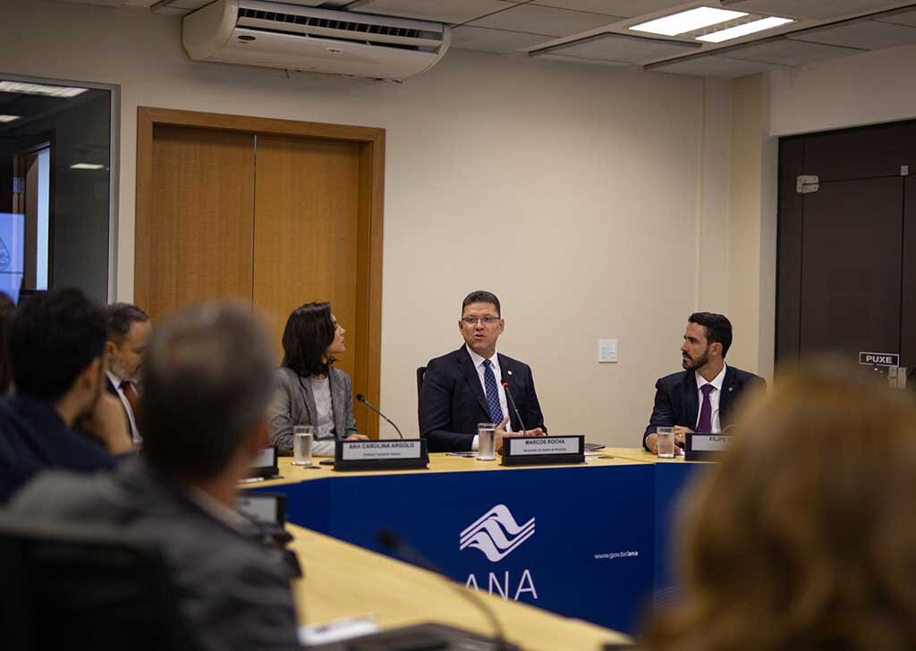 Governador Marcos Rocha debate na Agência Nacional de Águas impactos causados pela crise hídrica - Gente de Opinião