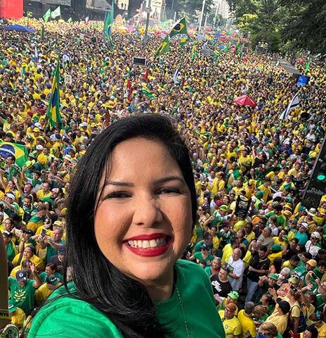 Deputada Cristiane Lopes participa do movimento pela democracia em manifestação histórica - Gente de Opinião