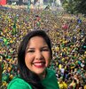 Deputada Cristiane Lopes participa do movimento pela democracia em manifestação histórica