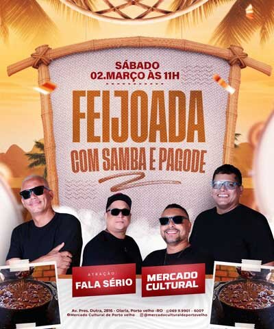 Grupo Pagode Me Pega se apresenta hoje no Mercado Cultural  - Gente de Opinião