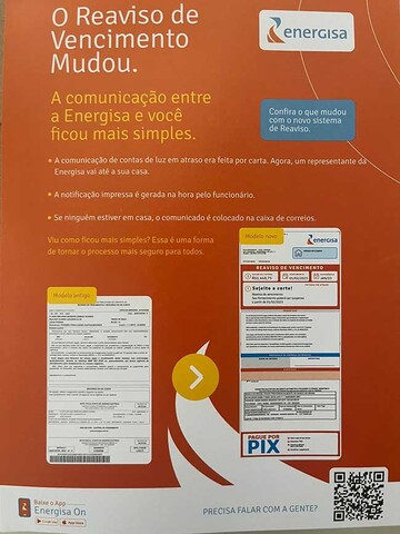 Comunicado de vencimento de fatura de energia agora é entregue impresso na residência do cliente - Gente de Opinião