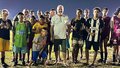 Vereador Everaldo Fogaça prestigia estreia da iluminação de campo de futebol com refletores de Led de 1000 volts