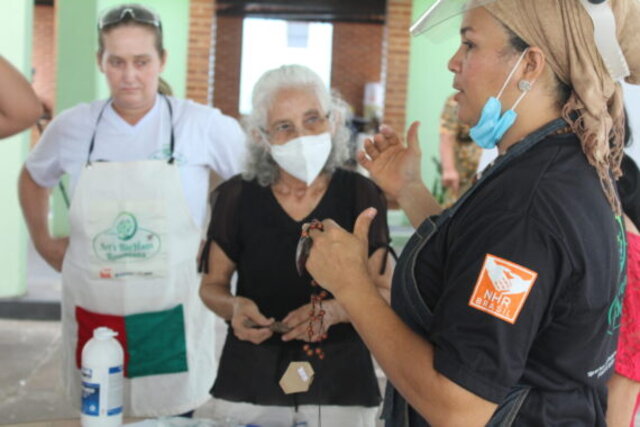 Dona Maria é pioneira no projeto governamental, realizado em parceria com a ONG - Gente de Opinião
