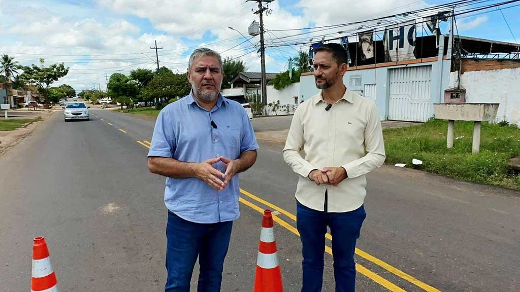 Vereador Fogaça e Secretário realizam vistoria na sinalização do bairro Embratel em Porto Velho - Gente de Opinião