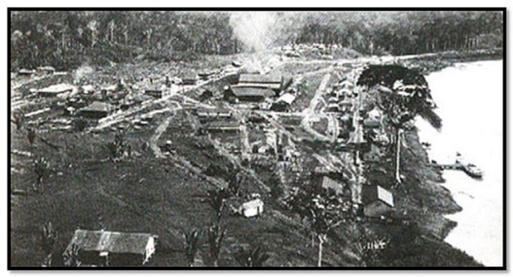 Vista aérea de Porto Velho – 1909 - Foto Dana-Merril - Gente de Opinião