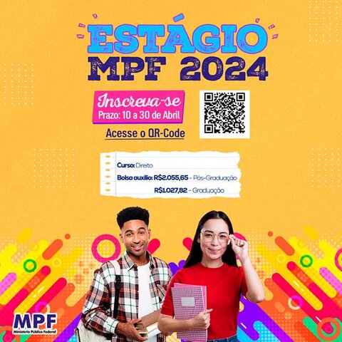 Estágio: MPF está com inscrições abertas para concurso de estágio em Direito - Gente de Opinião