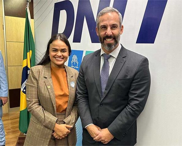 Parlamentar em Brasília se reuniu com diretor geral do Dnit, Fabricio de Oliveira  - Gente de Opinião