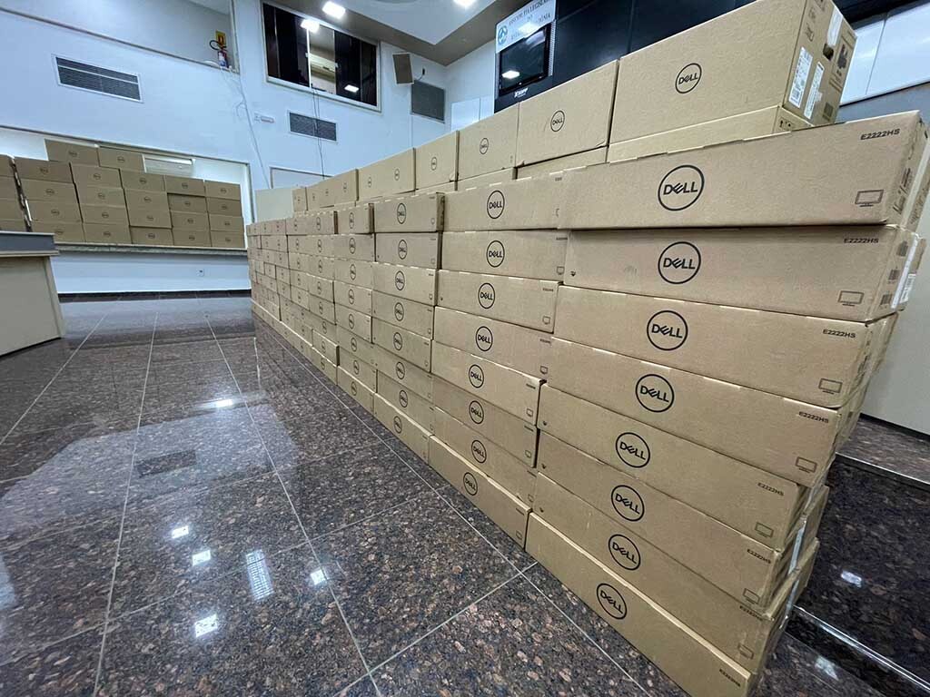 Novos computadores (Foto: Emanuelle Lima I Escola do Legislativo) - Gente de Opinião