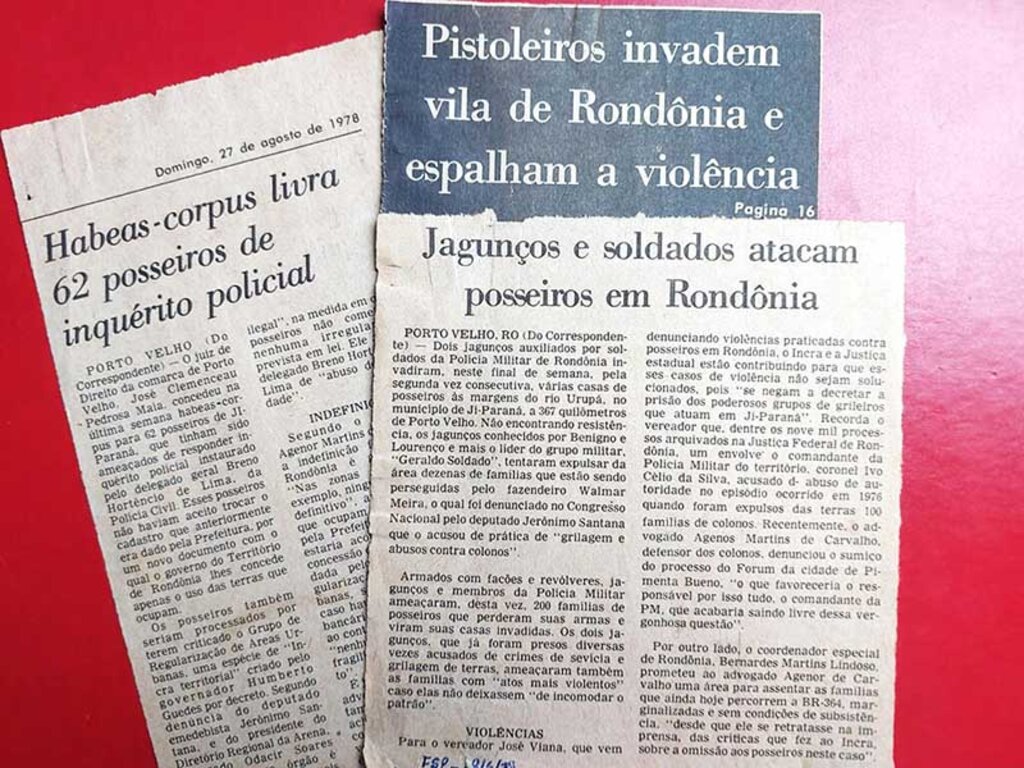 Jornais de São Paulo repercutiam habeas corpus e violência contra posseiros em Rondônia - Gente de Opinião