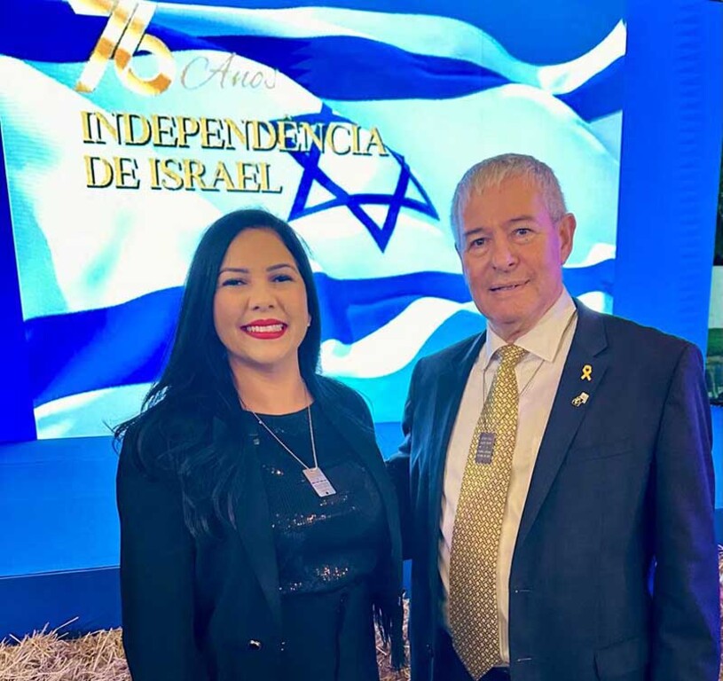 Deputada Federal Cristiane Lopes Participa de Solenidade em Comemoração aos 76 Anos de Israel - Gente de Opinião