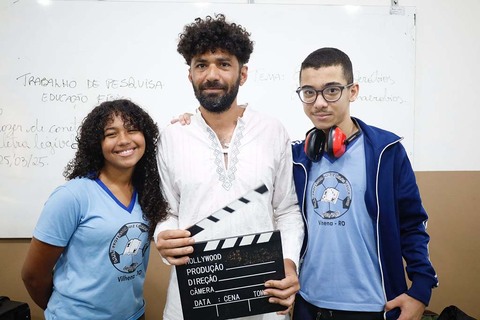 Alunos de Vilhena participam de oficina gratuita de produção audiovisual