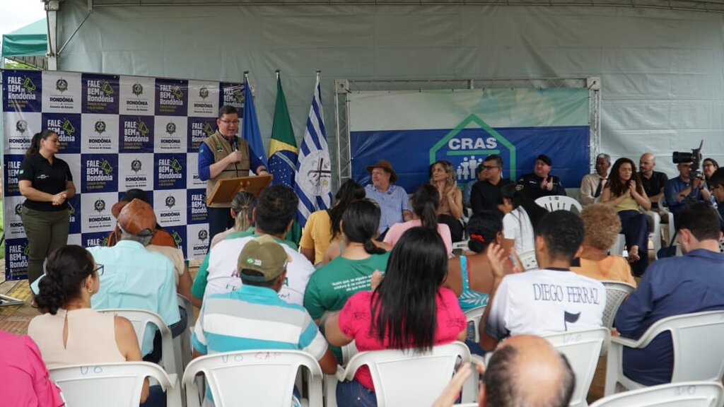 Governador Marcos Rocha e Secretária Luana Rocha Entregam Novo CRAS em Rio Crespo - Gente de Opinião