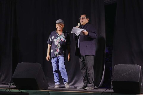Octogenário encanta público, jurados e concorrentes no Rondofest