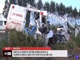 Grave acidente entre ambulância e carreta deixa quatro mortos na BR-364