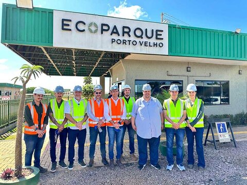 Vereador Everaldo Fogaça visita ECO PARQUE Porto Velho e conhece como é o destino do lixo da capital 