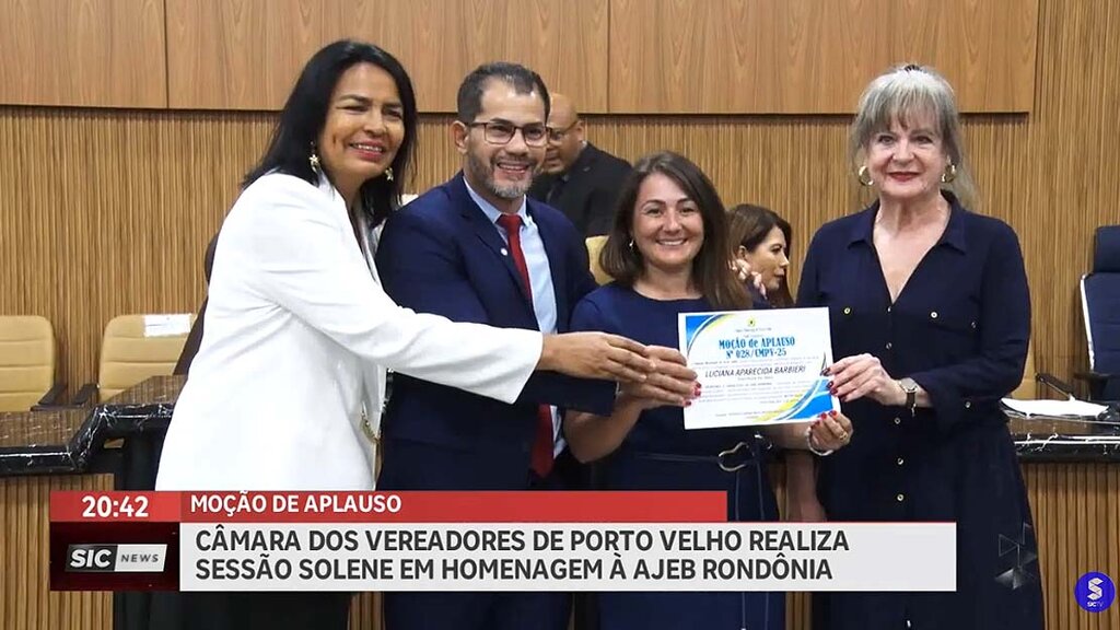Câmara dos Vereadores homenageia jornalistas e escritores - Gente de Opinião