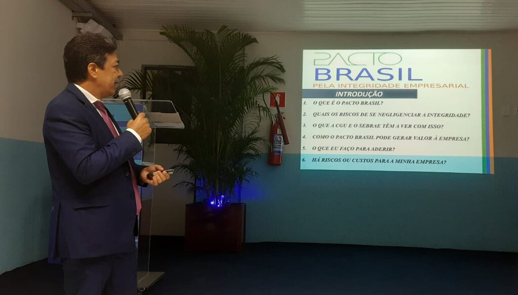 Sebrae Rondônia inova mais uma vez ao ser a primeira instituição do Estado a aderir ao Pacto Brasil pela Integridade Empresarial da CGU - Gente de Opinião