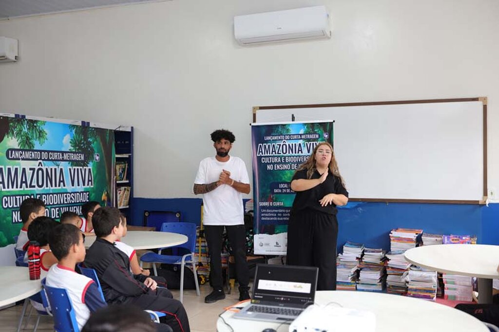 Curta-metragem “Amazônia Viva” é lançado na escola de Vilhena com exibição gratuita e roda de conversa - Gente de Opinião