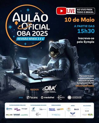 OBA realiza aulão gratuito no sábado