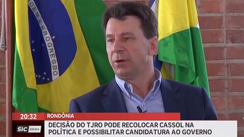 Decisão do TJRO pode recolocar Cassol no cenário político e possibilitar sua candidatura ao governo