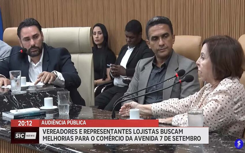 Câmara de Porto Velho debate comércio da avenida 7 de Setembro