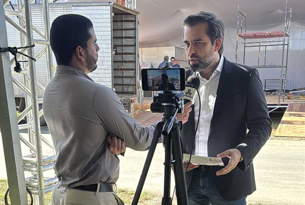 Em entrevista, foi destacada a importância estratégica da participação da Alero na maior feira de agronegócios da região Norte (Foto: Elaine Maia Secom ALE/RO) - Gente de Opinião