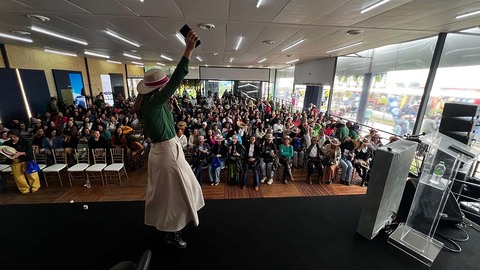 Mulheres empreendedoras do Sebrae lotam auditório principal na Rondônia Rural Show Internacional
