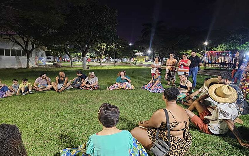 Escola Livre de Teatro Wankabuki realiza Roda de Carimbó em Vilhena