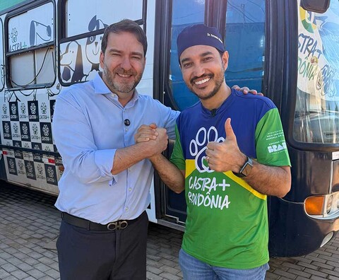 Deputado Alex Redano acompanha programa Castra+Rondônia em Ariquemes
