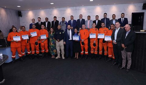 O vereador Márcio Freitas indicou condecoração aos agentes que participaram da maior apreensão de drogas da história no estado