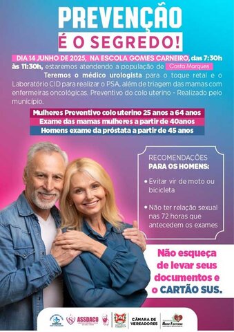 ASSDACO volta a Costa Marques para mais uma campanha de prevenção ao câncer - Gente de Opinião