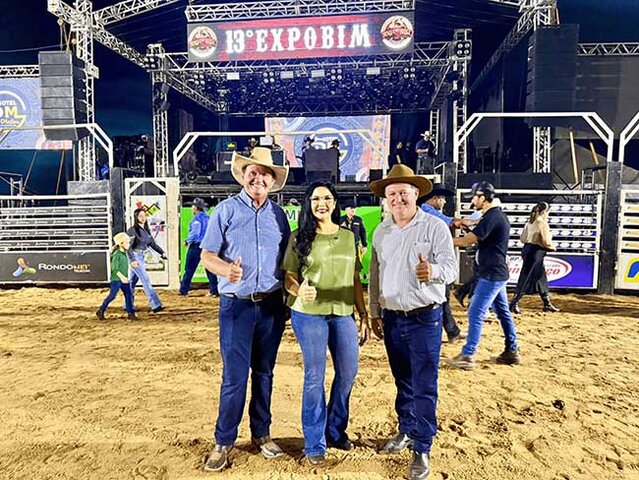 Cristiane Lopes prestigia Expobim 2025 e destaca investimentos no agro, saúde e educação no município de Cujubim  - Gente de Opinião