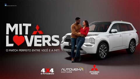 Autovema Motors Mitsubishi lança campanha especial no mês dos namorados