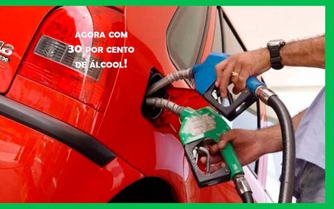 Gasolina chega aos postos com 30 por cento de etanol, mas não há risco aos motores dos nossos veículos 