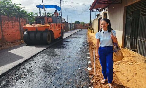 Gestão Marcos Rocha asfalta 30 ruas do bairro Três Marias em Porto Velho 