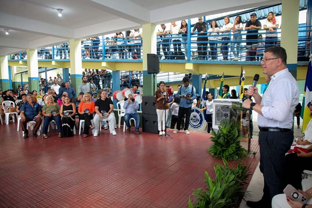 Governador Marcos Rocha entrega escola revitalizada e reforça compromisso com a educação pública em Rondônia - Gente de Opinião